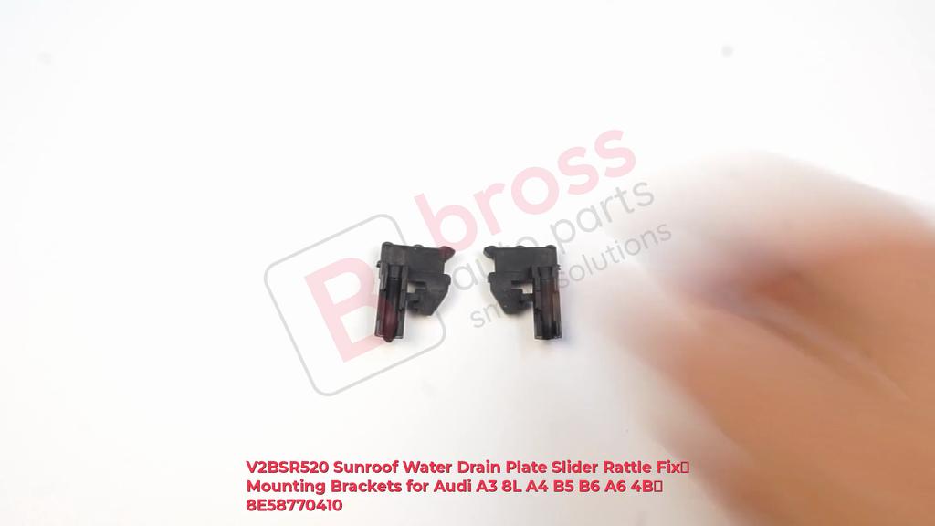 V2BSR520 Sunroof Water Drain Plate Slider Rattle Fix Mounting Brackets for A3 8L A4 B5 B6 A6 4B 8E58770410