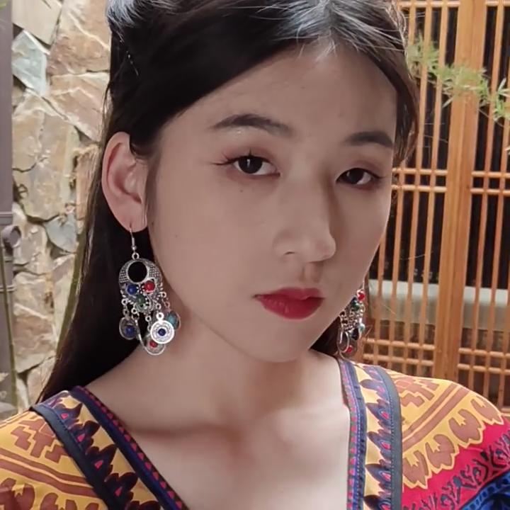 Bohemian Tassel Earrings Retro Ethnic Style Earrings Personalized Temperament Earrings