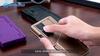 Для Samsung Galaxy Z Fold 7 С держателем для карт, Блокировка RFID, Встроенная сдвижная крышка для объектива и Защита шарнира и Подставка и Защитная пленка для экрана, Чехол-кошелек-Золотой