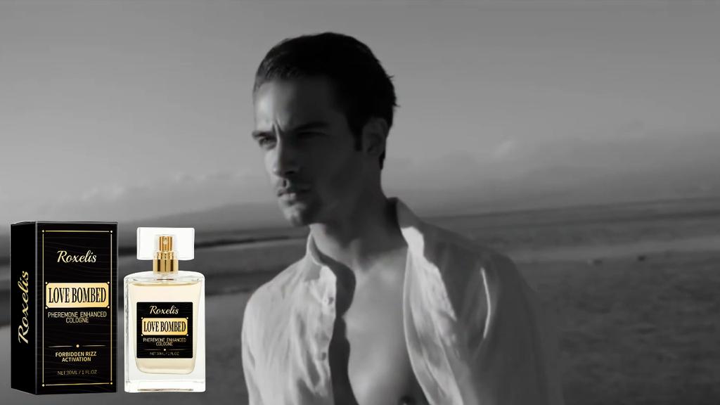 Roxelis Men's Pheromone Perfume Men's Cologne Lasting Fragrance Business Gentleman Fresh Charm Encounter Perfume