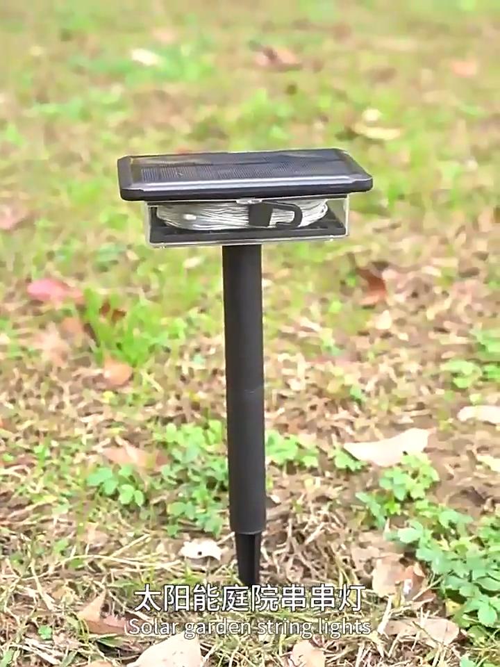 LED Solar String Lights Fairy Camping String Lamp Waterproof LED Outdoor Solar Garden Lawm Lights for Party Pergola Backyard