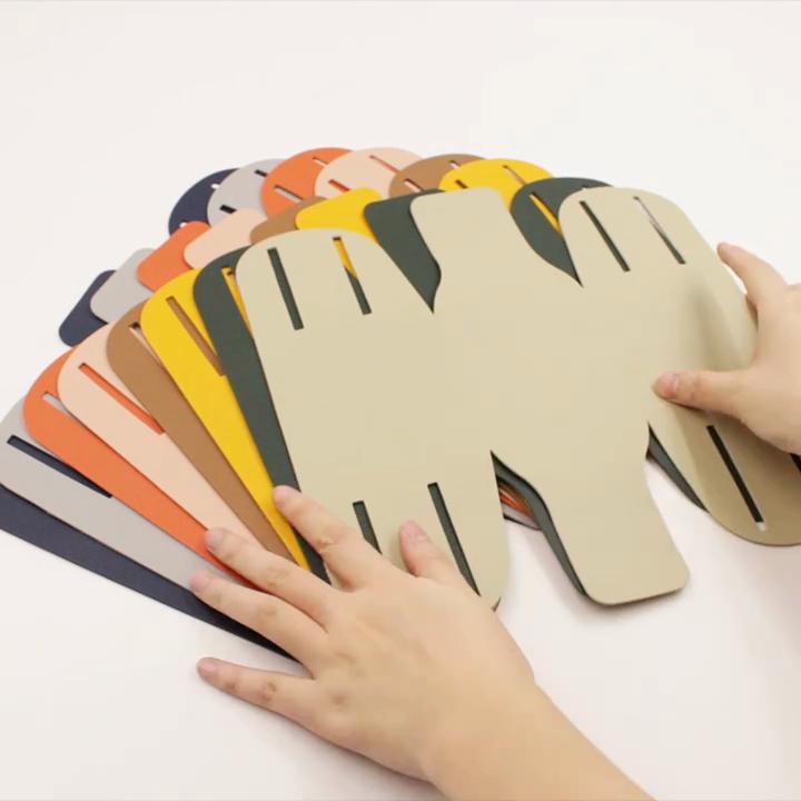 Бытовой Креативный Минималистичный Настольный Кожаный Держатель для Кистей для Макияжа Складной Складной Подставки для Ручек Корзина для Организации Мелочей