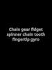 Sprockets Flywheel Fingertip Gyro Fidget Spinner Antistress Anxiety Metal Bike Chains EDC Spinner Fidget Toys For Adult Kids