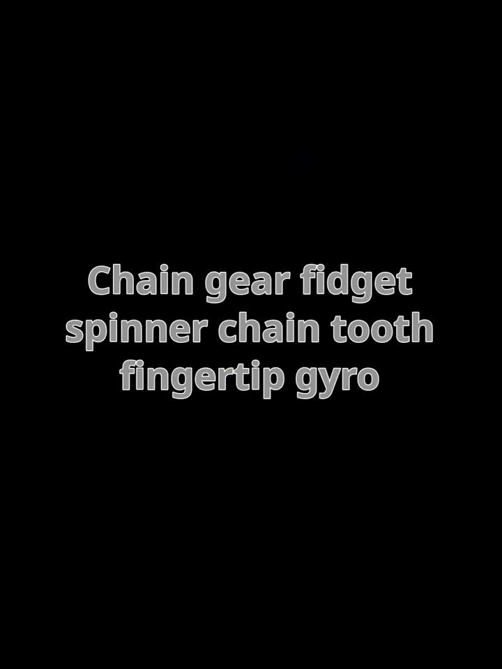 Sprockets Flywheel Fingertip Gyro Fidget Spinner Antistress Anxiety Metal Bike Chains EDC Spinner Fidget Toys For Adult Kids