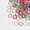 Круглые кольца для прыжков, красочные витые открытые разъёмные кольца, кольца для прыжков, соединитель для изготовления ювелирных изделий своими руками, поиск расходных материалов