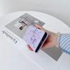 Фиолетовый игривый кожаный чехол-кошелек с функцией подставки для телефона iPhone Samsung Huawei Honor Xiaomi Redmi Oppo Infinix Tecno Google...