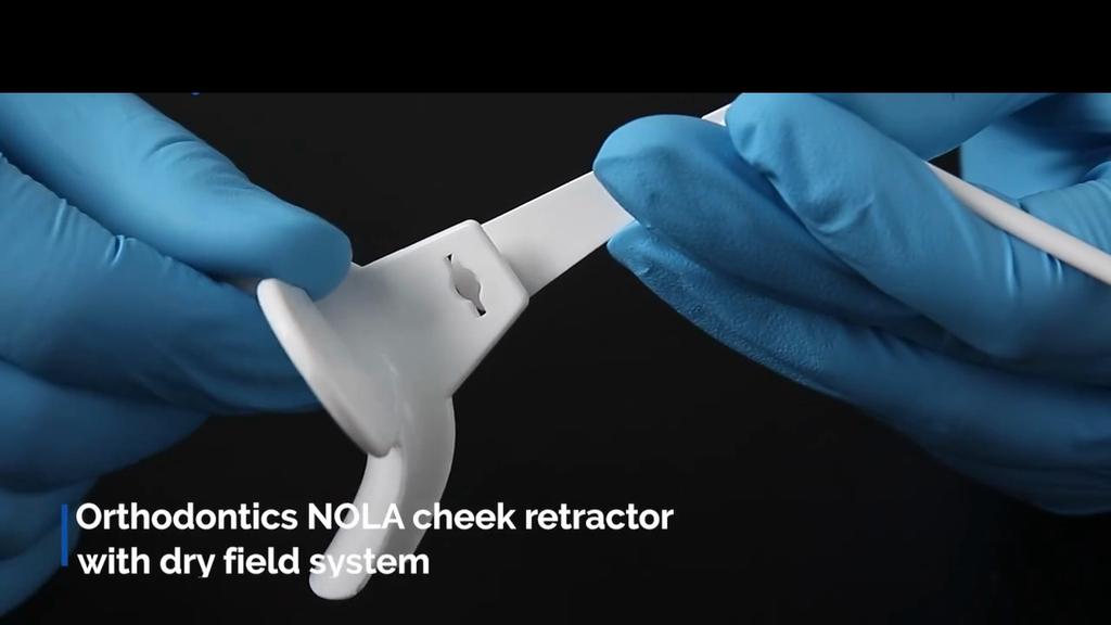 Dental Mouth Opener with Saliva Aspirator Autoclave Orthodontic Nola Lip Cheek Adjustable Lab Retractor Dry Field System