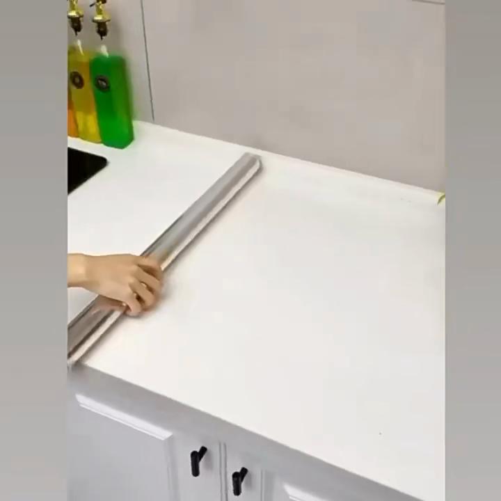 Kitchen Oil-proof Stickers Transparent Static High-temperature Wall Stove Range Hood Wall Self-adhesive Wallpaper Moisture-proof