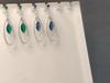 Роскошные ювелирные изделия Модные женские серьги-капли изумрудного серебра 925 пробы с цирконием