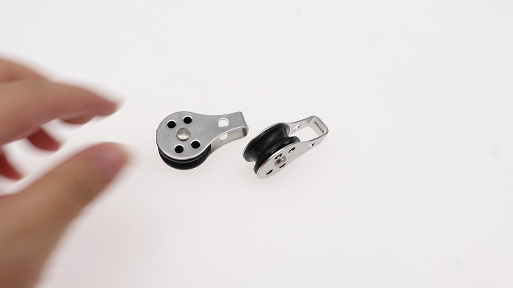 2/4/6/10 шт. 316 одинарные блоки из нержавеющей стали, съемный шкив, нейлоновый шкив для стирки, аксессуары для парусных лодок