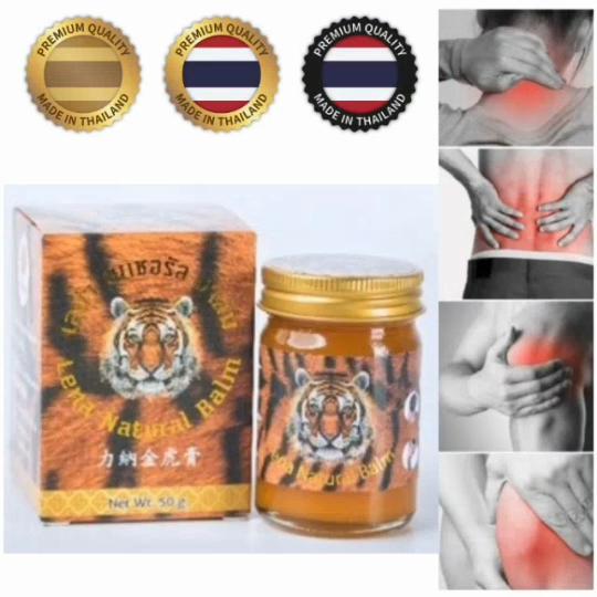 Травяной бальзам Tiger Lena, натуральный теплый массаж, облегчение боли в мышцах, 50 г
