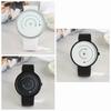 Новая концепция Бессмысленный Креативный Wormhole Academy Стиль Пара Студент Универсальные часы Черный Технология Тренд Личность Кварцевые наручные часы