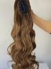 LISI HAIR Синтетический длинный коготь, волнистая волна, вьющийся хвостик, наращивание парика, мягкий шиньон для женской одежды