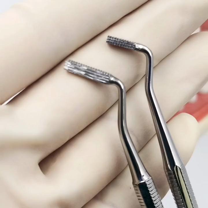 1 шт. Двойной толкатель для ортодонтических колец с двумя концами и инструментом для чистки зубов