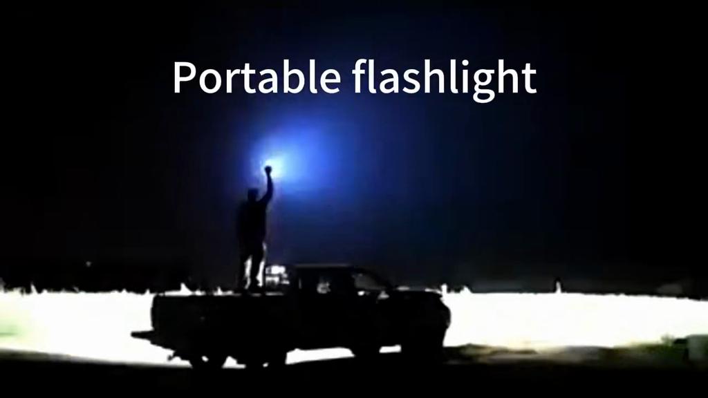 Светодиодный кемпинговый фонарь-прожектор высокой мощности, перезаряжаемый от USB, с зумом, встроенный аккумулятор, для рыбалки, для улицы, водонепроницаемый