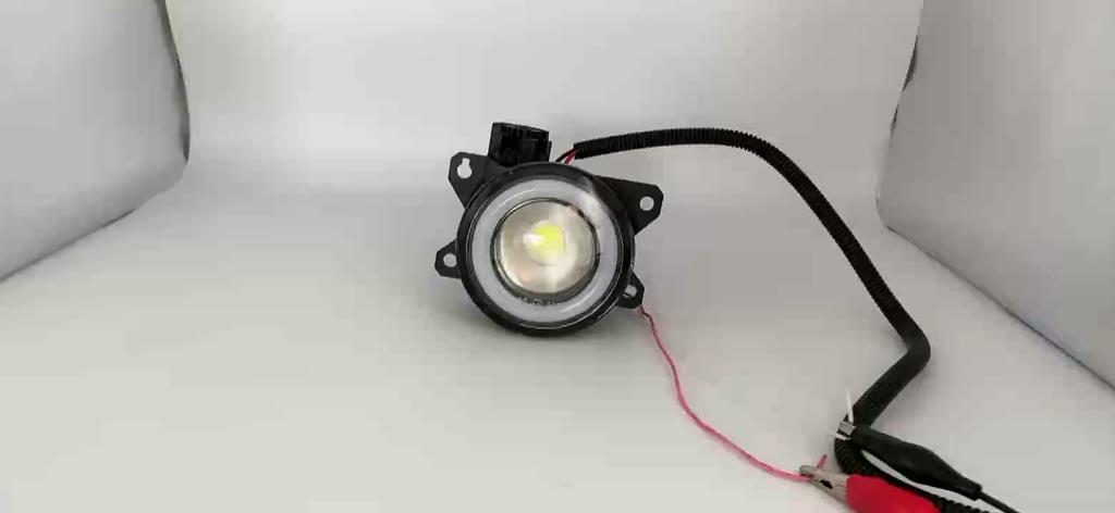 2 Pieces Car Fog Light LED Angel Eye DRL Daytime Running Lamp H11 12V High Bright For Toyota Prado FJ150 LC150 2018 2019 2020