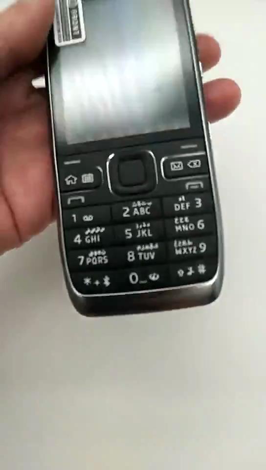 Восстановленный Nokia E52 Оригинальный 2.4 Разблокированный WIFI JAVA 3G 3МП Bluetooth Клавиатура Мобильный Телефон