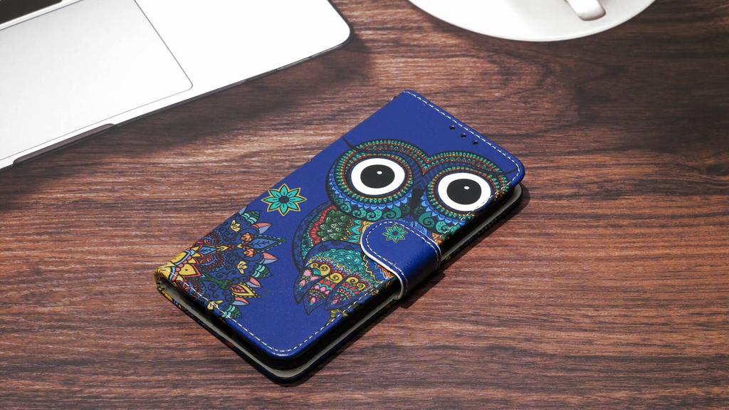 Purple Flowered Butterfly Shockproof Card Slots PU Leather Wallet Case for iPhone,Samsung,Huawei,Xiaomi,Moto,Tecno,Google,Nokia,Oppo,ZTE,Blackview...