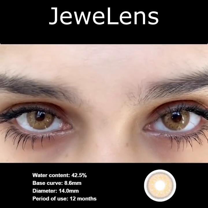 Colored Contact Lenses 2pcs Cosmetic Contacts Yearly with Case