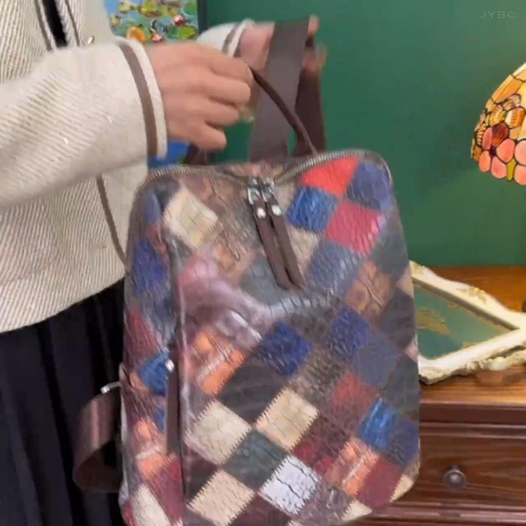 Модный цветной уличный дорожный рюкзак из мягкой кожи, противоугонный повседневный женский рюкзак из искусственной кожи