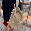 Женская школьная сумка, однотонный рюкзак большой вместимости, легкий дорожный рюкзак