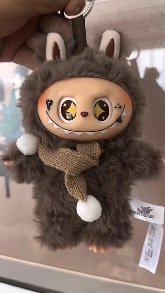 Брелок Лабубу, Кукла из серии The Monsters, Брелок Лабубу Маленький Вождь, Подвеска для сумки, Я нашел тебя Виниловая кукла с лицом, Игрушки для современного домашнего декора