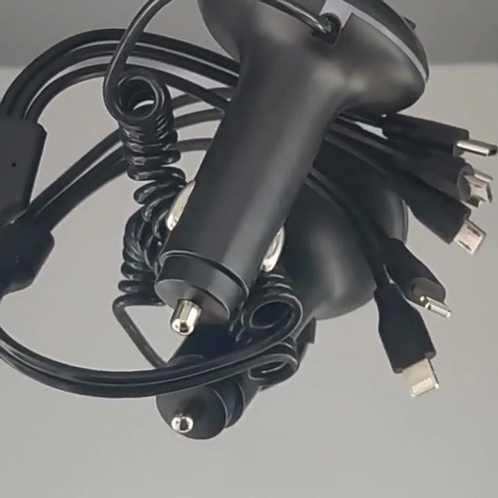 Универсальное автомобильное зарядное устройство 3-в-1 с Bluetooth FM-передатчиком и поддержкой USB-накопителей — совместимость с несколькими брендами