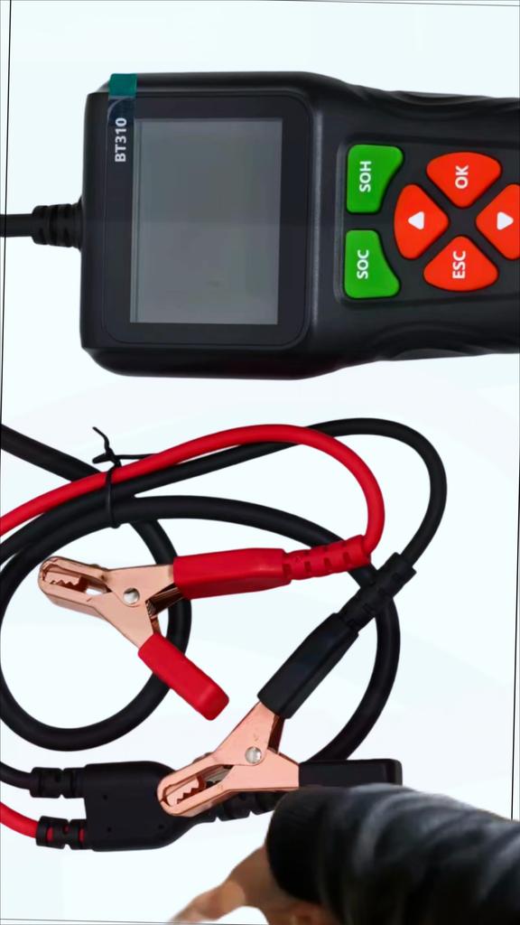 Car Battery Tester BT310 12V 24V Motorcycle Truck Test Tool For Lead Acid AGM GEL EFP Batteries Charging Tester SOH