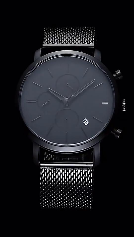 Hannah Martin Men Quartz Watches Top Brand Fashion Multifunction Small Dial Mesh Business Waterproof Wrist Watches