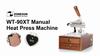 ZONESUN WT-90XT Wooden stamp Digital PVC Card Book Leather Paper Wood Custom Logo Embossing Hot Foil Stamping Machine