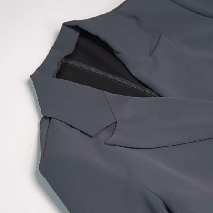 Flower Belt Blazer Coat Women's Street Fashion Loose Pocket Long Sleeve Jackets Autumn Winter Casual Commuter Blazers Female Temperament Coats