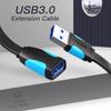 Vention USB Extension Cable USB2.0 A-Male To A-Female Extender Cord for PC Keyboard Printer Mouse Computer 1m 2m 3m Cable