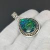 Australian Triplet Opal Gemstone Handmade 925 Sterling Silver Jewelry Pendant Australian Triplet Opal Gemstone Pendant For Gifts