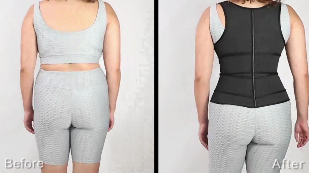Неопреновый жилет для тренировок на талии для женщин, пояс для похудения больших размеров, корректирующая одежда для тренировок, топы на бретелях для сауны, компрессионные рубашки для коррекции фигуры