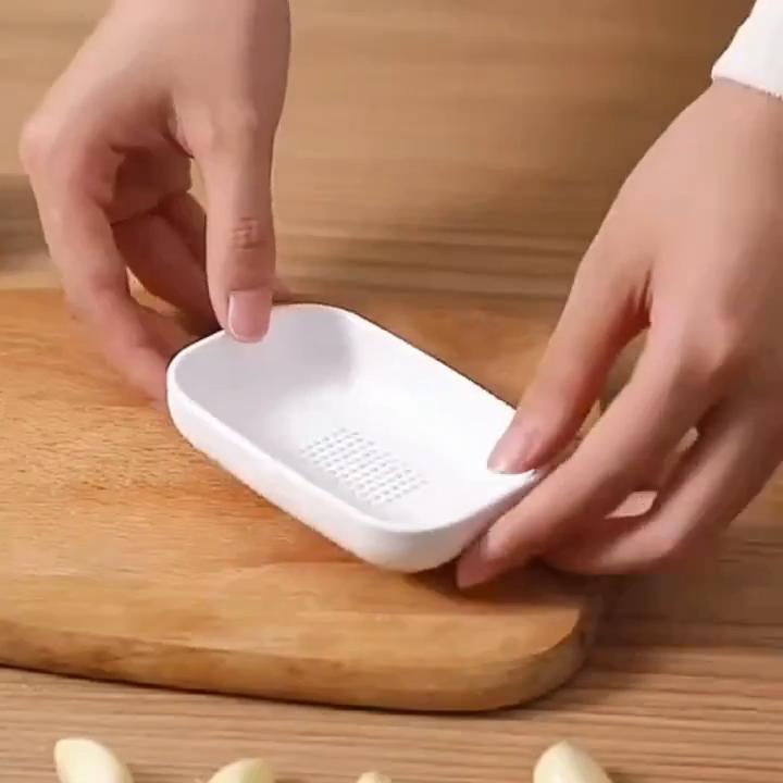 Новый лоток для измельчения чеснока и имбиря, бытовой кухонный инструмент для измельчения овощей, кухонные принадлежности