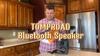 TOPROAD Bluetooth-динамик, портативный беспроводной стереобасовый динамик, сабвуфер, поддержка колонки, FM-радио, RGB-подсветка, пульт дистанционного управления