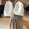 Рюкзак студенческий школьный с принтом звезд, большой вместимости, женский