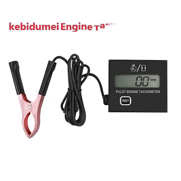 Бензиновый двигатель тестер скорости двигателя индуктивный тахометр моточасов цифровой тахометр зажим стиль для мотоцикла бензопила газонокосилка водонепроницаемый