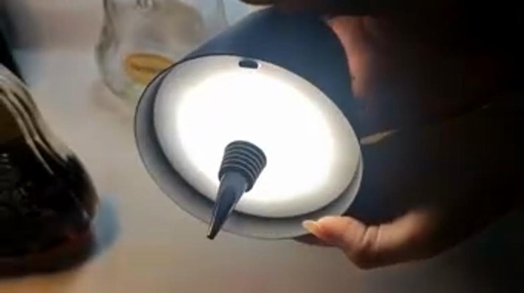USB зарядка бутылки настольная лампа сенсорное управление 3 цвета и плавная регулировка яркости ночник подходит для бара бутылки вина настольные лампы