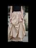 Johnature Women Vintage Irregular Skirts Elastic Waist Solid Color Summer Fold Female Skirts