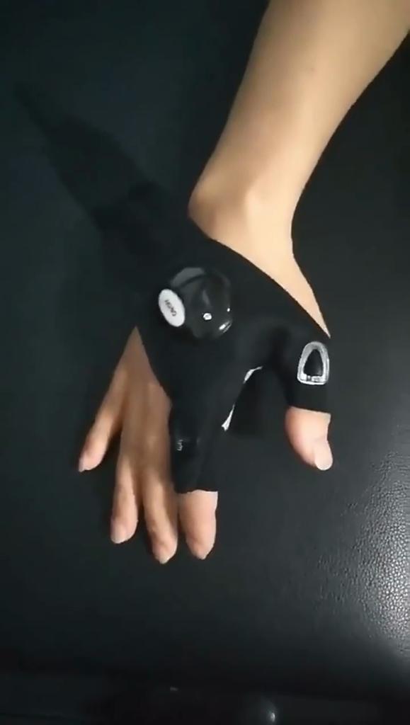 2шт. Перчатки со светодиодными фонариками - идеальный инструмент для кемпинга и подарок для мужчин на Рождество или день рождения