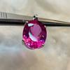 Pink Tourmaline Pendant 23 ct Gem Oval Cut 925 Sterling Silver Jewelry October Birthday Birthstone