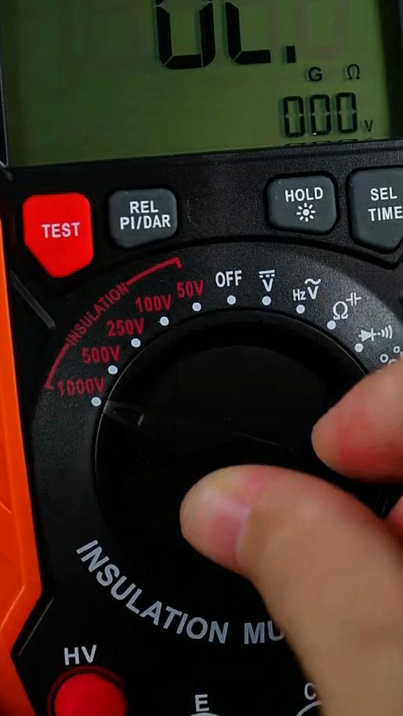 Digital Insulation Resistance Tester, Electronic Megohmmeter, 1000V High-Precision Megaohm Multimeter ZOYI 1000R