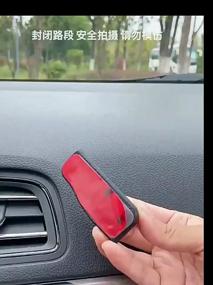 Multifunctional Car Phone Holder with Adhesive, Lazy Design for Navigation, Tablet Charging Stand.