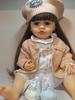 Модная кукла Reborn для девочек, полностью силиконовая, виниловая, 22 дюйма, длинные волосы принцессы, сделай сам, реалистичные куклы для новорожденных, подарок на Рождество Bebe Reborn