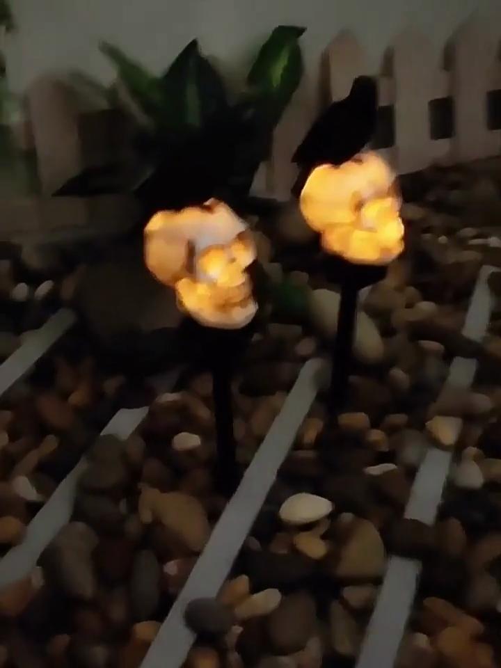 Halloween Outdoor Decoration Solar Lights, Waterproof Ghost Lights, Skeleton Stakes with LED Lights