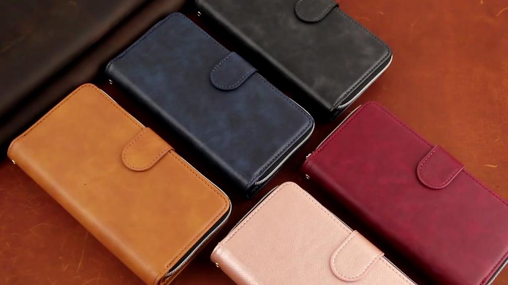 Flip Leather Wallet Card Case For Samsung Galaxy S25 FE S24 Ultra S23 Plus S22 S21 S20 Note 20 A17 A16 A36 A56 A15 A35 A55 A14 A34 A54 A13 A53 Cover