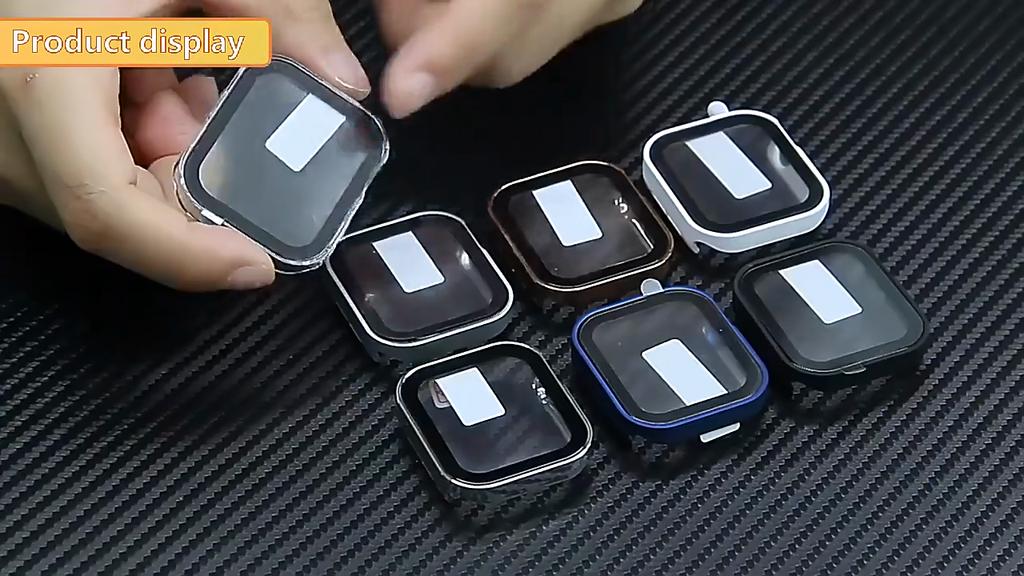 Cover for Apple Watch Case 46mm 42mm 45mm 44mm 49mm 41mm 40mm Screen Protector Tempered Glass Series 11 10 7 8 9 SE 6 5 4 Ultra 2/3