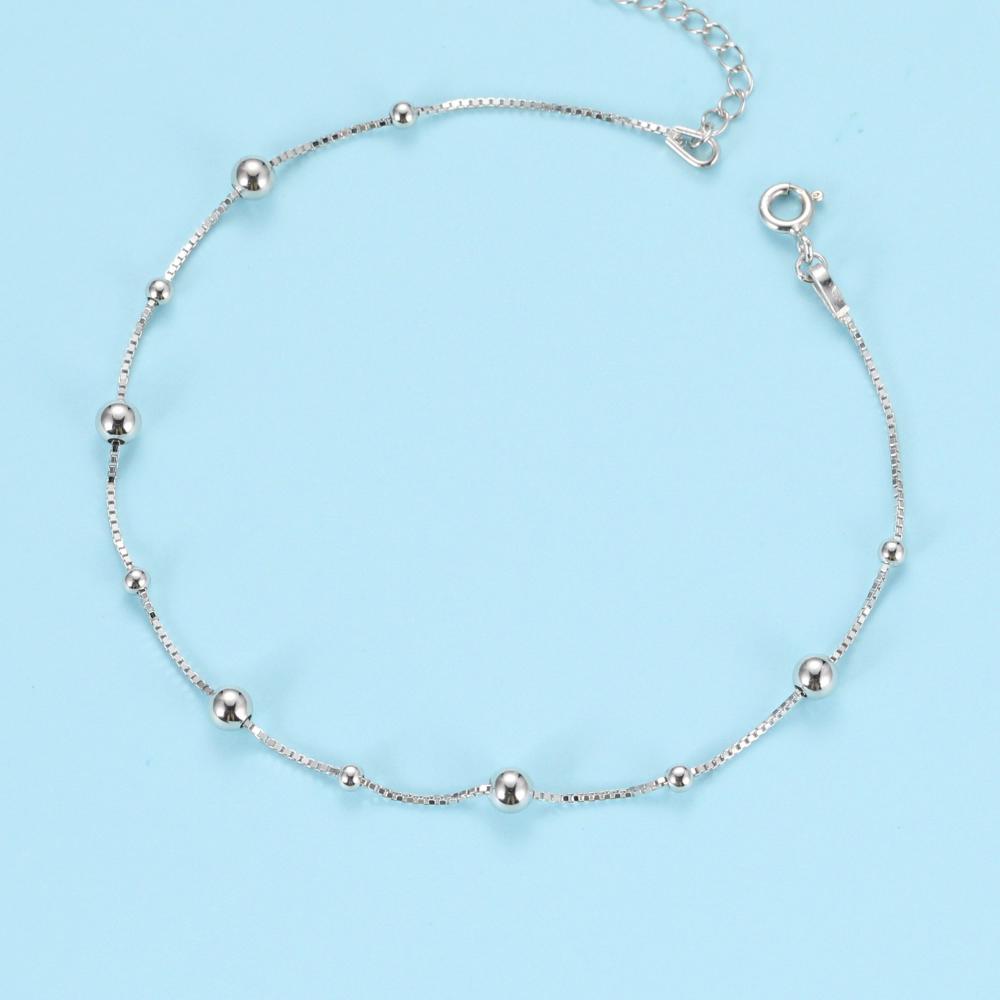 Серебряный браслет BAMOER на ногу