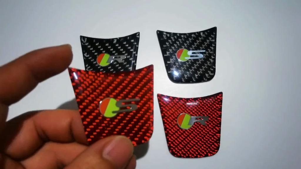 1 шт. Логотип S/R Эмблема на рулевое колесо автомобиля Значок Наклейка Украшение Декаль для XK X Type F Pace I-pace XJL S-Type F-Type XJ XF XE E-pace XJS